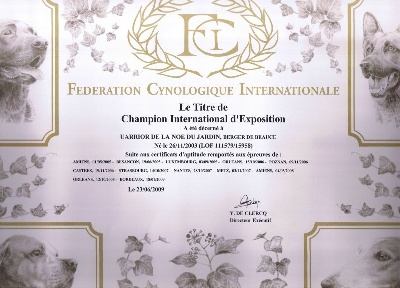 de la Noé d'Orient - Uarrior toujours à l'affiche !!!